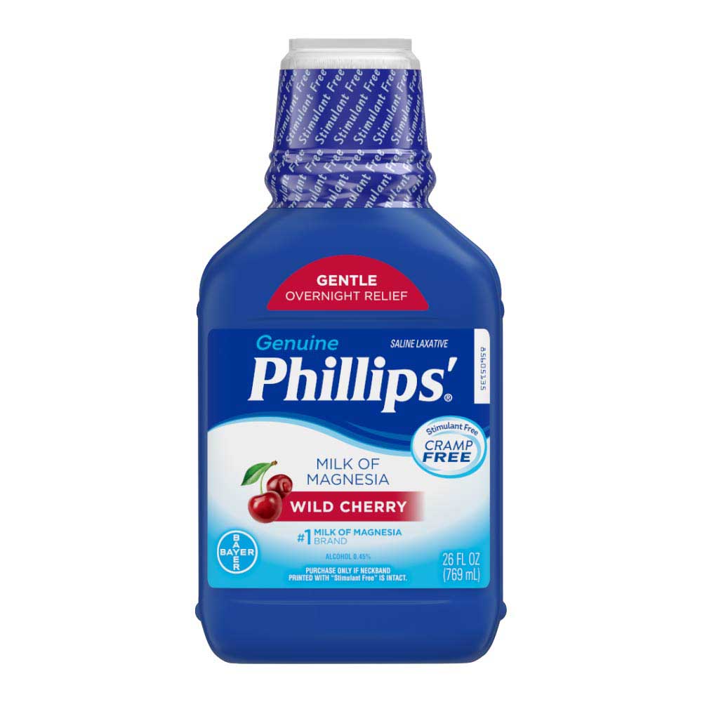 Phillips' Milk of Magnesia Wild Cherry 12 oz (paquete de 8)