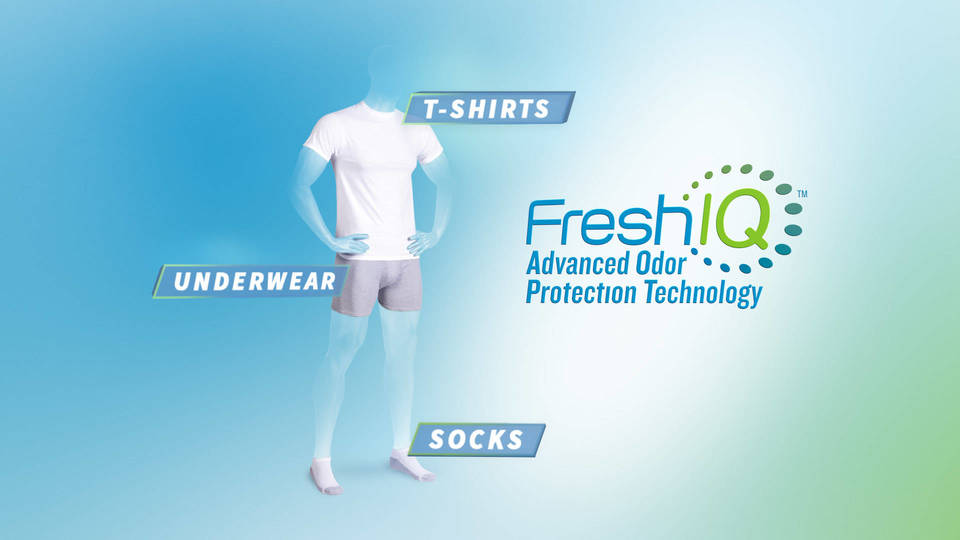 Men's FreshIQ Comfort Flex Waistband White Briefs, 7 Pack, Size S-3XL - image 2 of 5