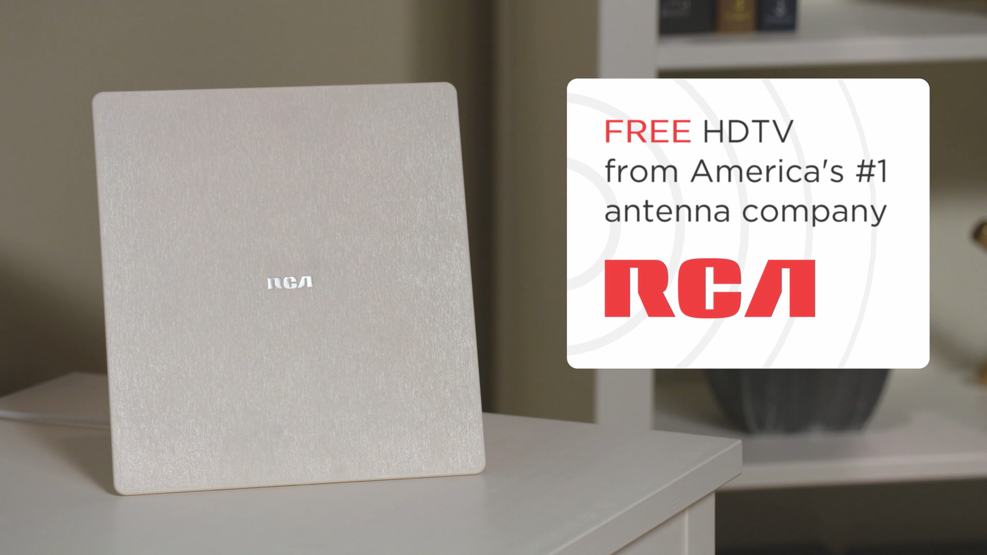 RCA Indoor Flat HDTV Antenna - Multi-Directional - image 2 of 8
