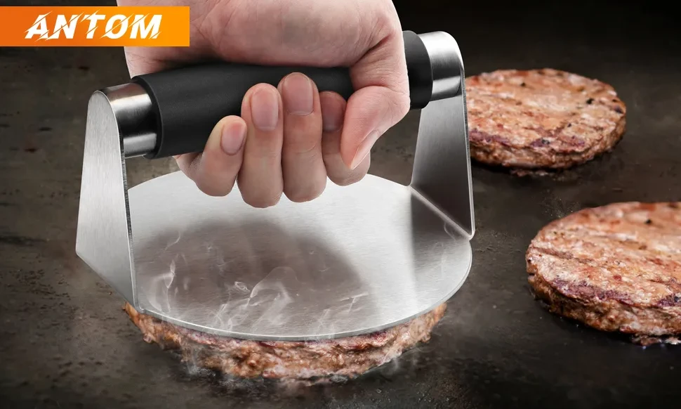 FANGSUN Smashed Burger Press Kit, Stainless Steel Burger Smasher & Gri —  Grill Parts America