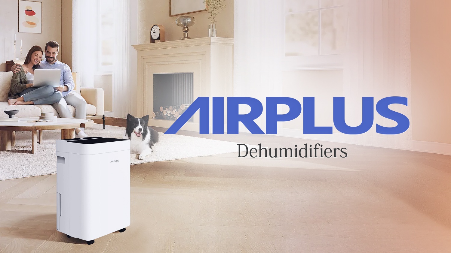 AIRPLUS Dehumidifiers, 30 Pint Dehumidifiers with Drain Hose, 1,500 Sq. ft.  Dehumidifier for Home, Rebuilt Dehumidifiers for Basement, AP1907, White 
