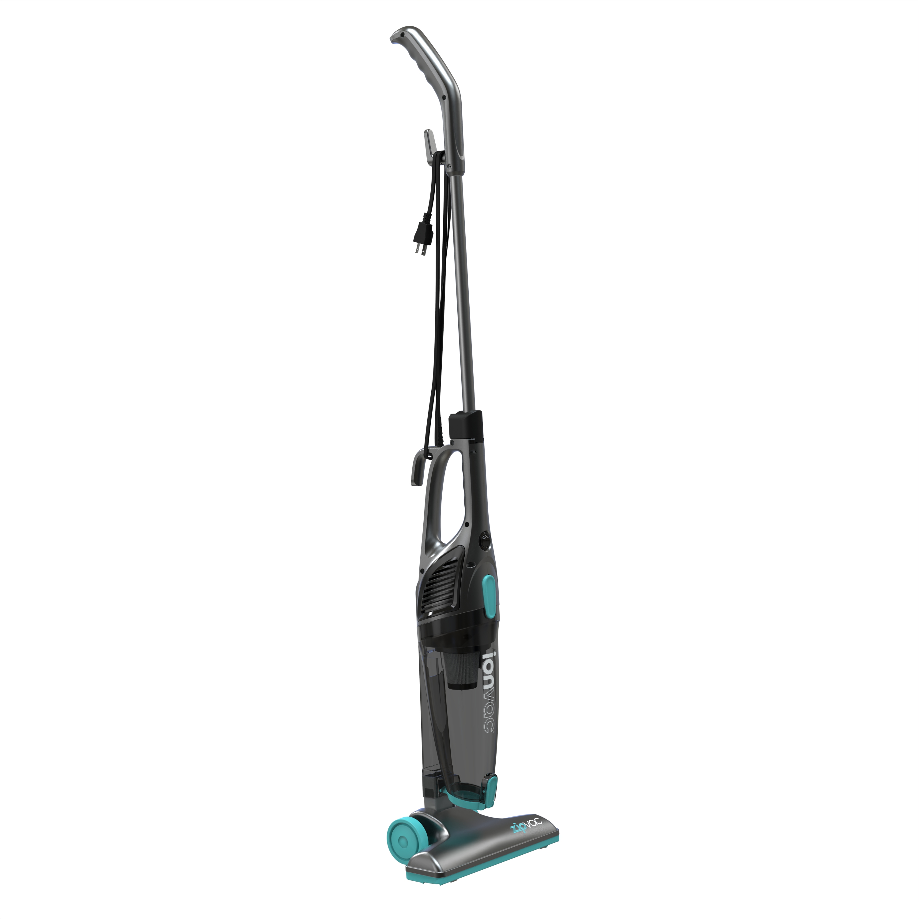 Tzumi Ionvac Zip Vac 3-in-1 Bagless Corded HEPA Floor and Carpet Stick  Vacuum in Gray 8548HD - The Home Depot