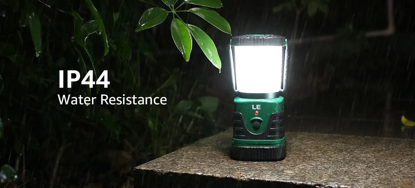 Lepro LED Camping Lantern Rechargeable, 1600LM, 4 Light Modes, 4400mAh Green