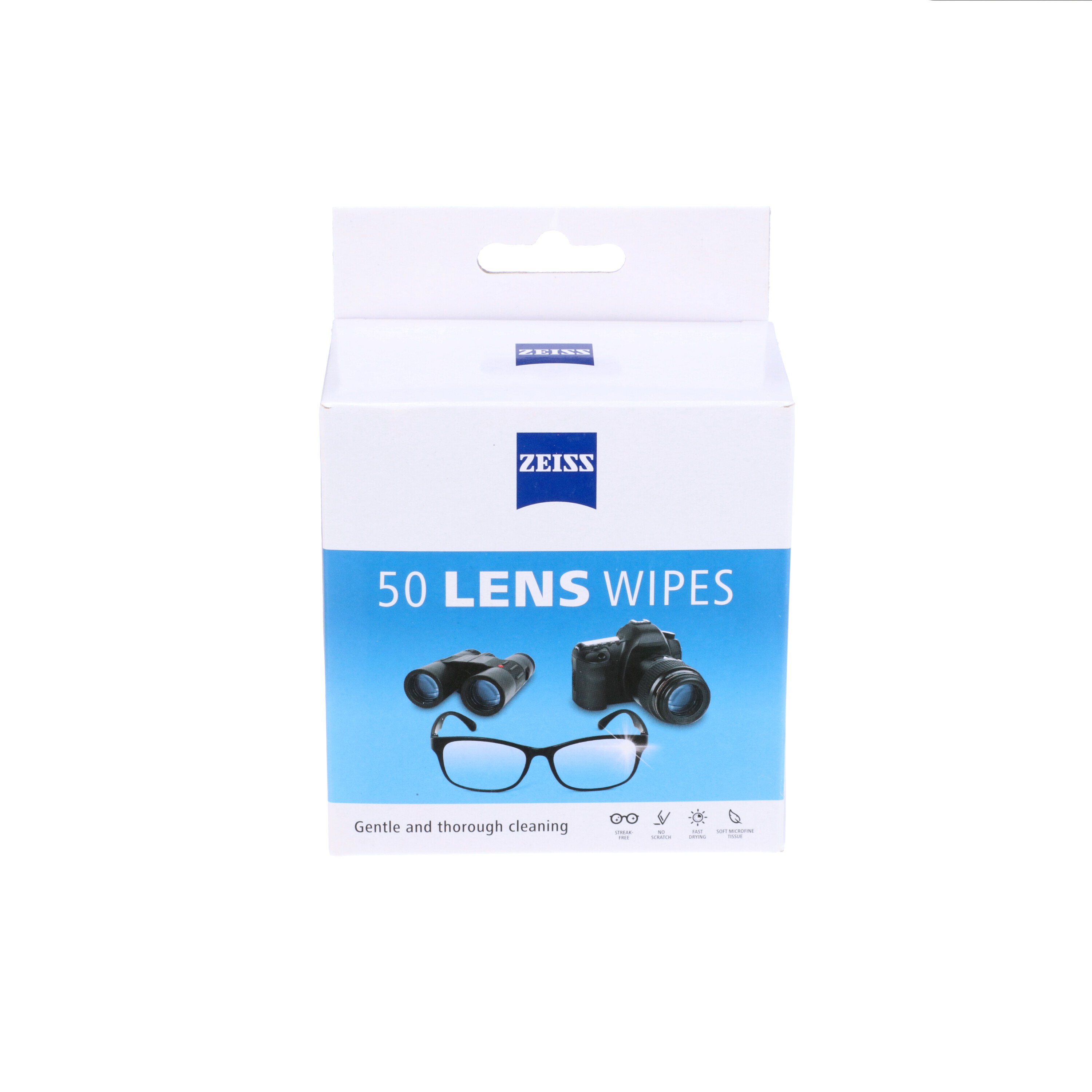 ZEISS Gentle and Thorough Cleaning Eyeglass Lens Cleaner Wipes, 225 Count 