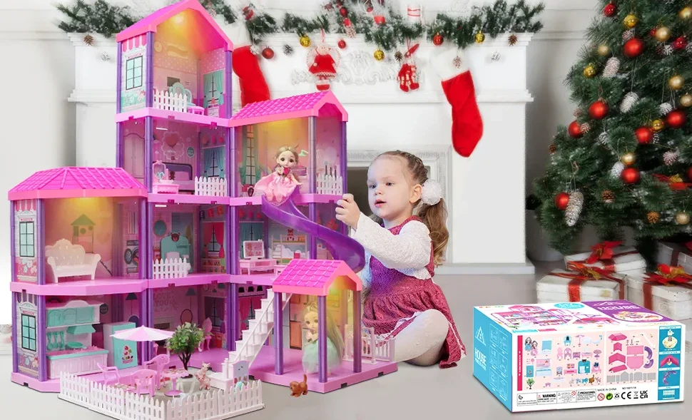 beefunni Doll House, Dream Dollhouse for Girls Toys India