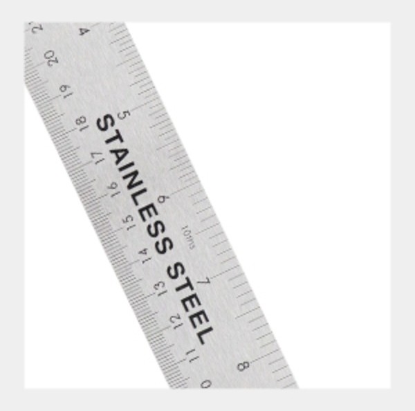 Enday Ruler Straight Edge Semi-Flexible 12 Inch Rulers for Kids and Adults  2 Pack (8 Pcs) 