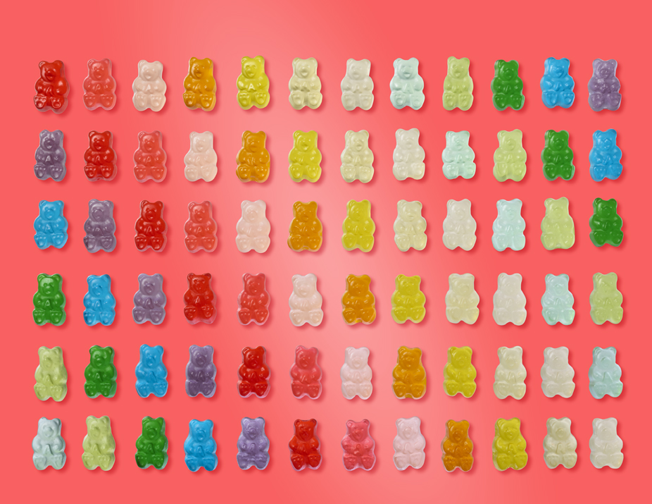 12 Flavor Albanese Gummy Bears Flavors Chart