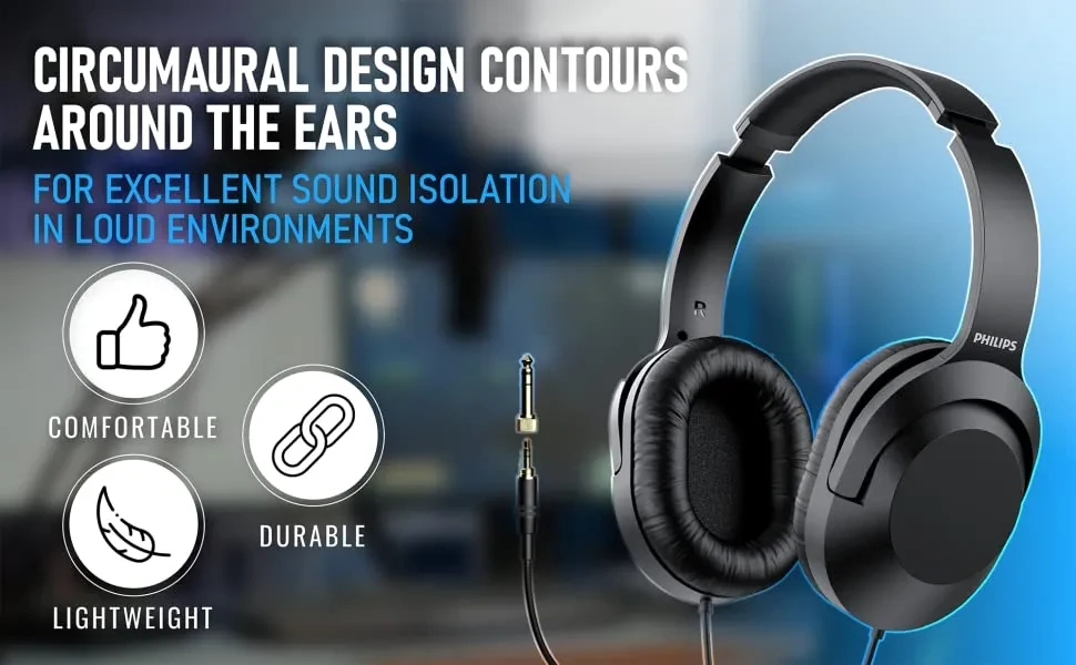 Philips discount monitor headphones