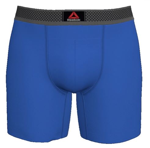 New Reebok Men's Boxer Briefs Underwear 3-PACK Pro Series 6” Inseam LARGE  36-38