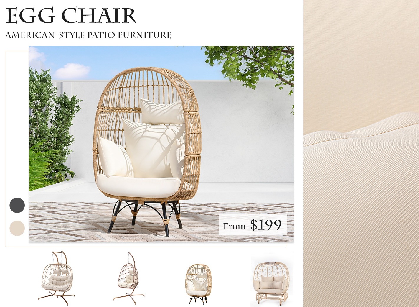 Egg chair best sale walmart canada