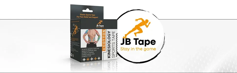 KT Tape Black Pro Synthetic Kinesiology Tape 20 Precut Strips 