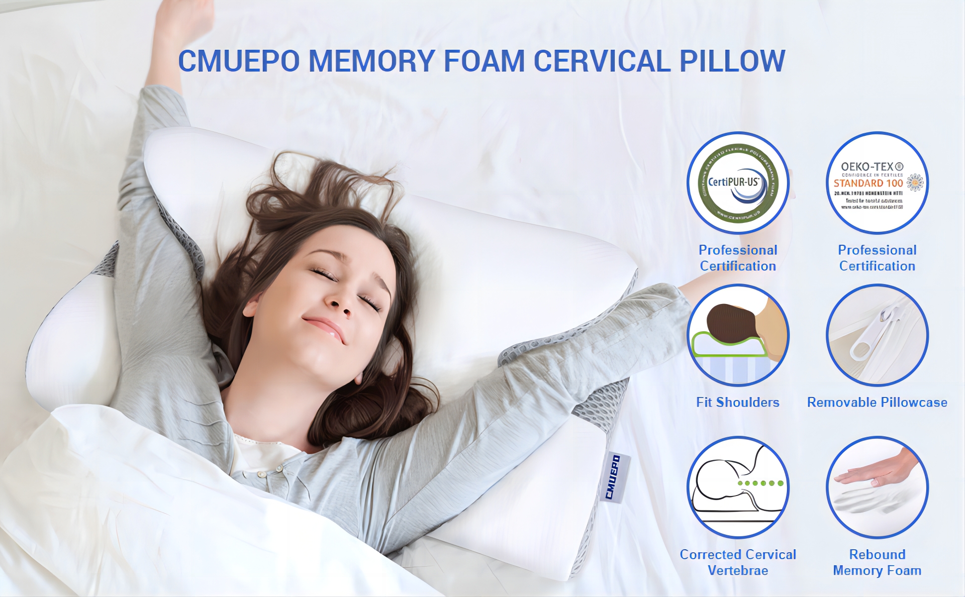 Neck-O Pillow: Best for cervical support and Pain Relief