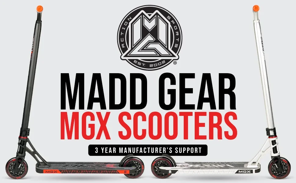 Madd Gear MGX E2 Pro Scooter Complete - Stunt Scooter for Kids 12 