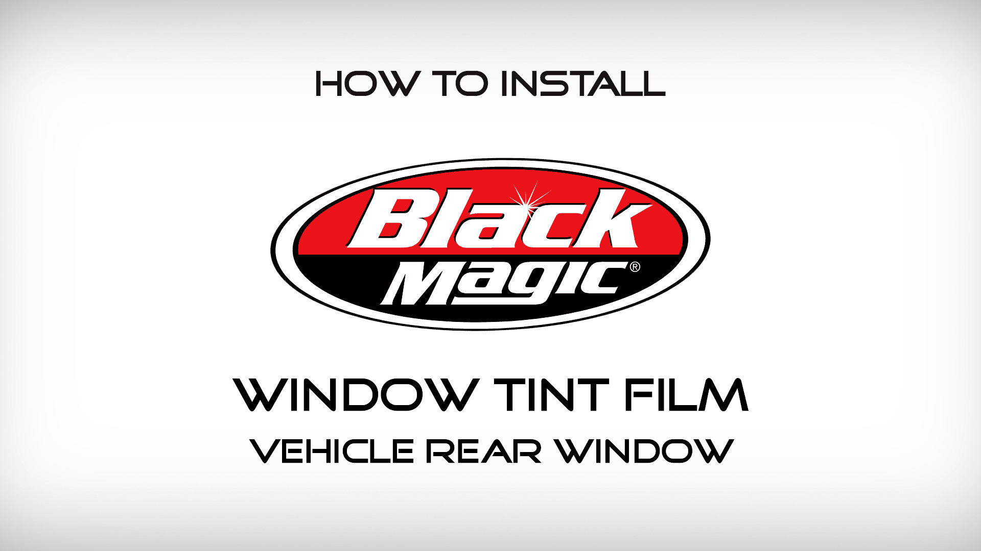 Black Magic Automotive Window Tint Film Application Kit 5 Piece Set,  5079032, New