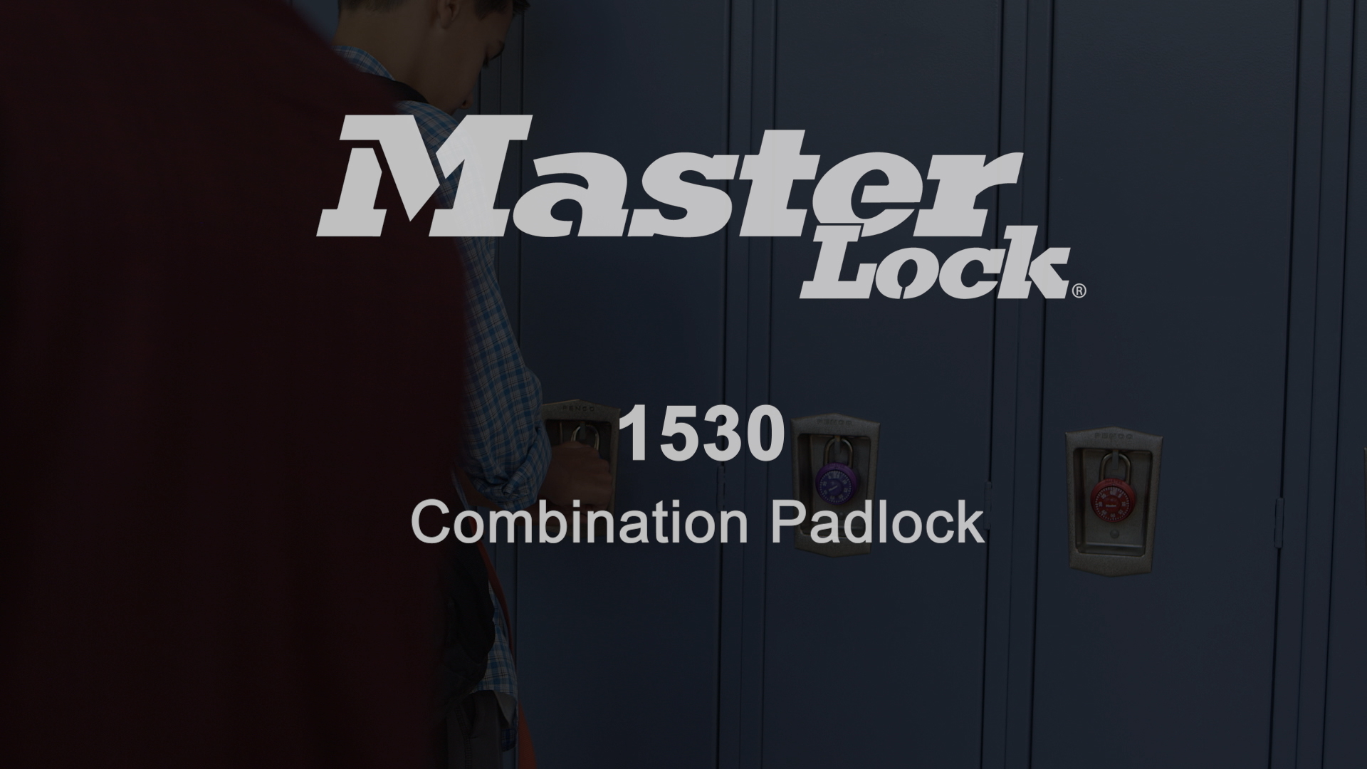 Master Lock Color Combination Lock 2 pk 1530T