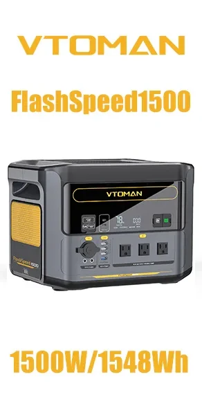 VTOMAN Portable Power Station 1000W Jump 1000 ,Solar Generator