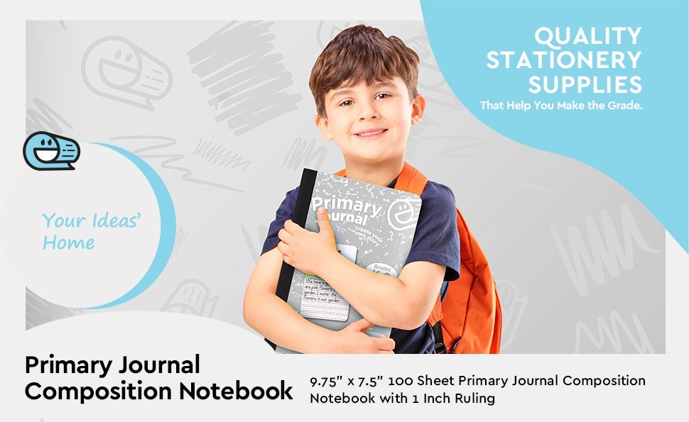 Enday 100 Ct.Primary Journal Story Composition Books