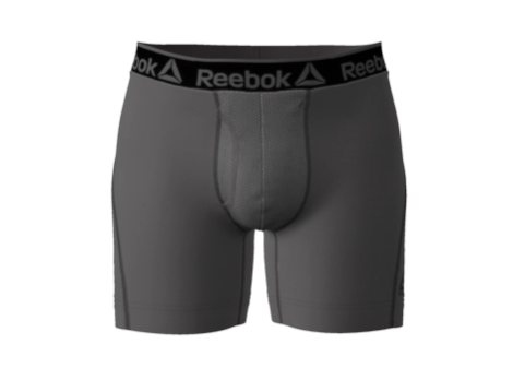 Reebok Men's Pro Series Performance Boxer Brief Extended Length Underwear  7.5 Inch, 3 Pack - DroneUp Delivery