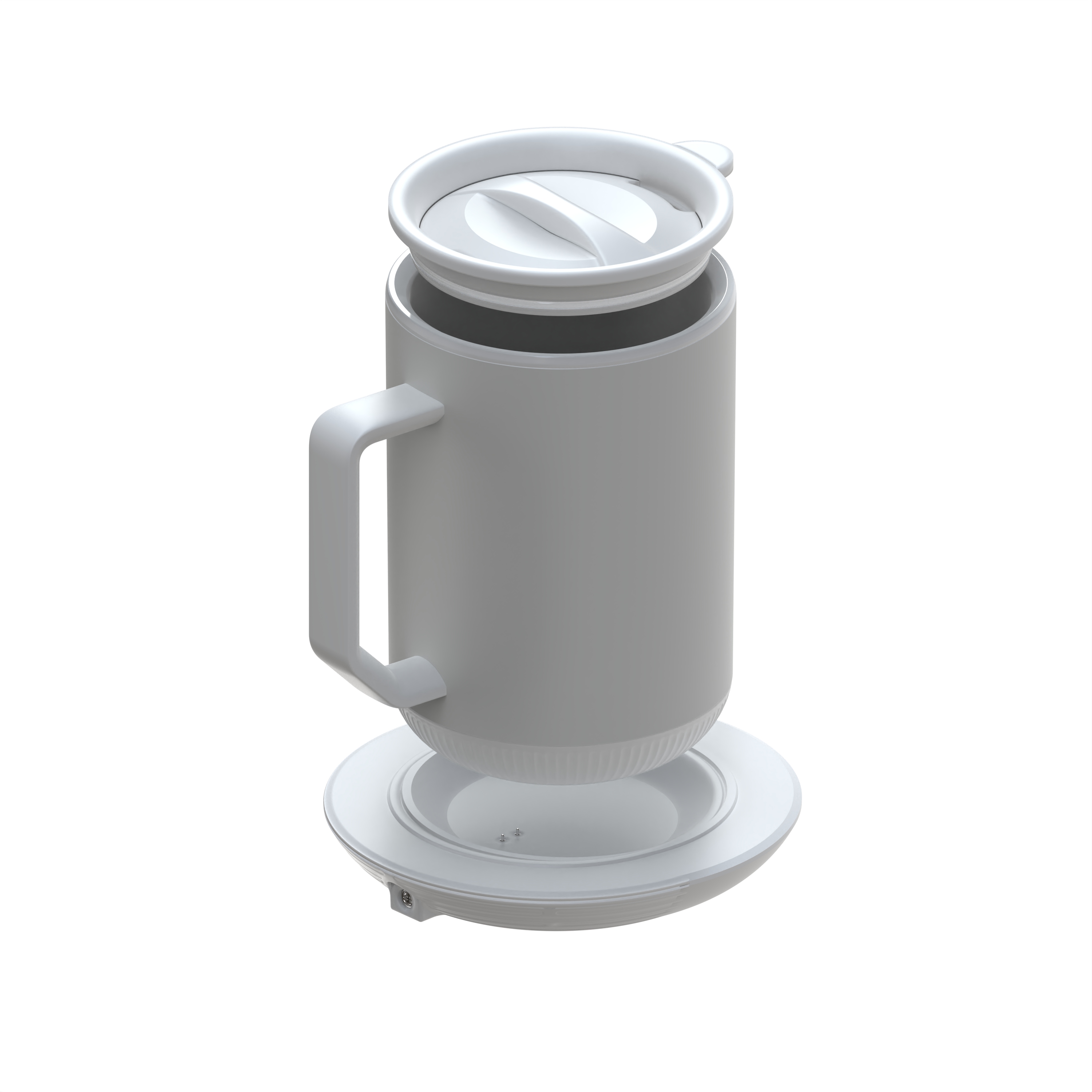 IonMug & Charging Coaster – 12oz. Stainless Steel Self Heating