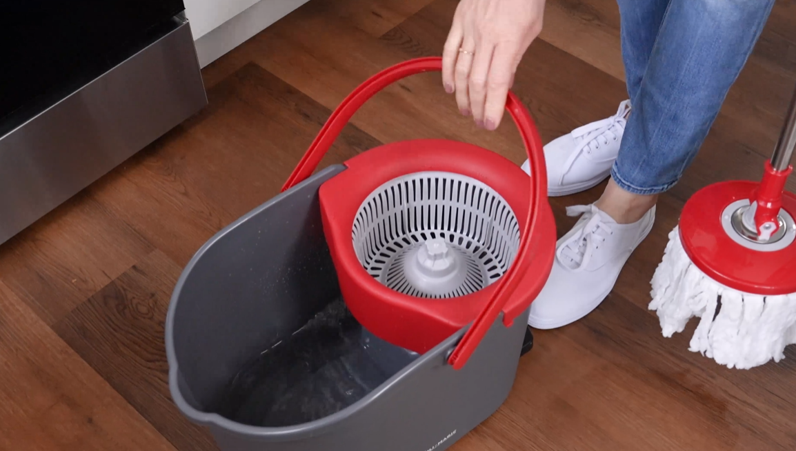 Magic Mop For Wash Floor Cleaner Cleaning Flat Spin Bucket House  360°Rotation