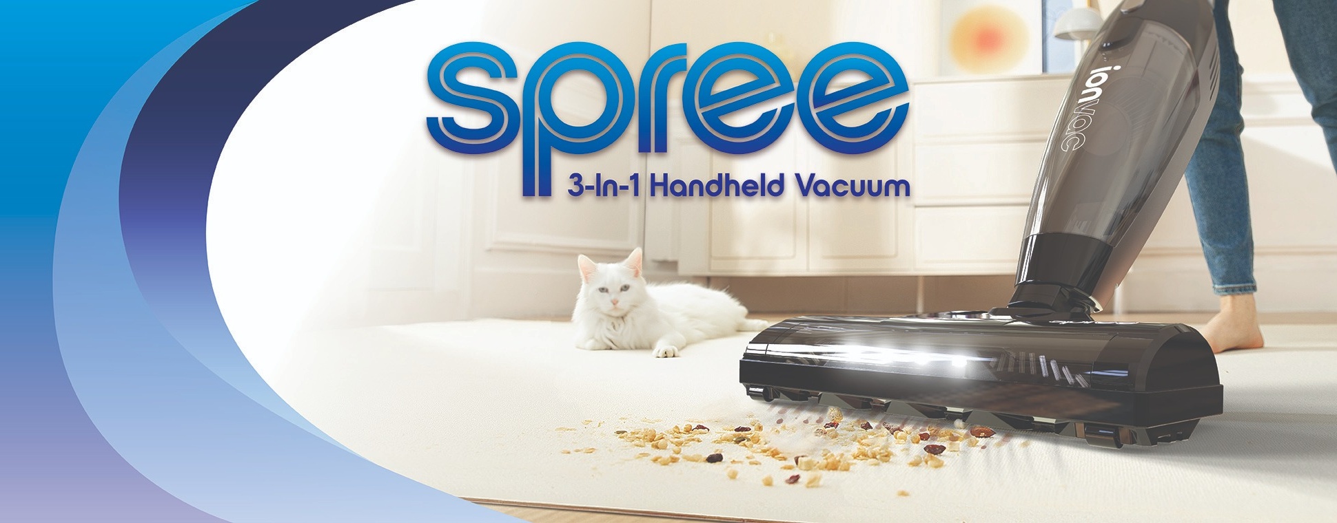 Spree, 3-in-1 Multi-Surface Lightweight outlet Upright/Handheld Vacuum Cleaner-rai46