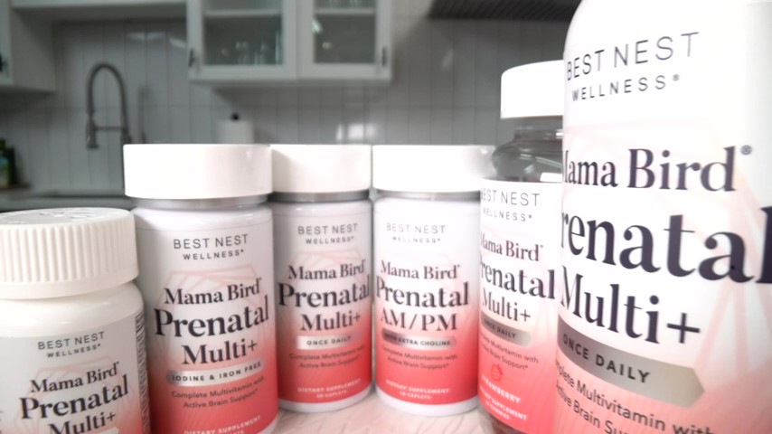 Best Nest Wellness Mama Bird Prenatal Vitamin Vegan Prenatal Vitamins