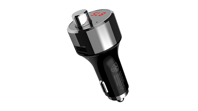 Auto Drive Low Profile Bluetooth FM Transmitter,Hands-Free Calling