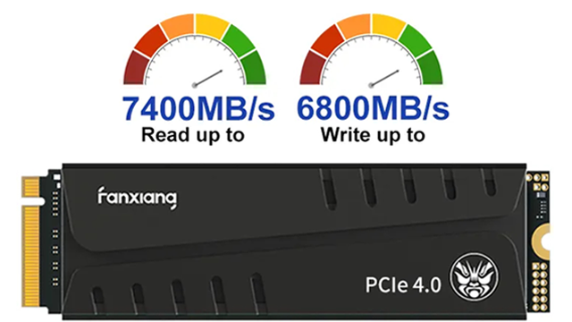 fanxiang S770 4TB PS5 SSD PCIe 4.0 Internal Hard Drive Configure