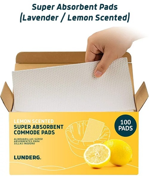 Lunderg Disposable Urine Bags for Men with Super Absorbent Pad - Value Pack  40 Count - Disposable & Portable - For travel, Car Pee Bag or Pocket