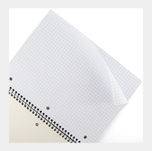 Aesthetic Grid - White Spiral Notebook for Sale by heathaze