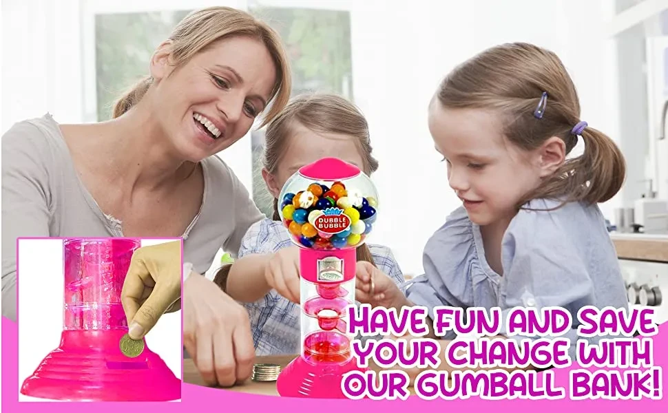  Playo 10.5 Gumball Machine for Kids, Spiral Style