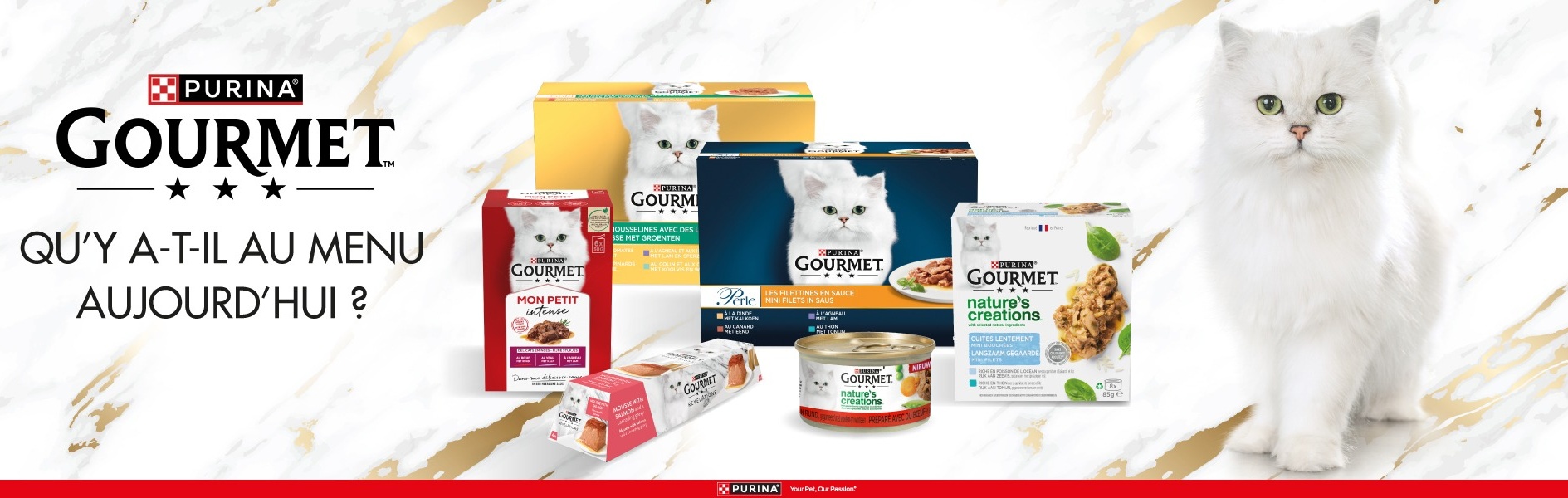 Nourriture Gourmet pour chats en ligne