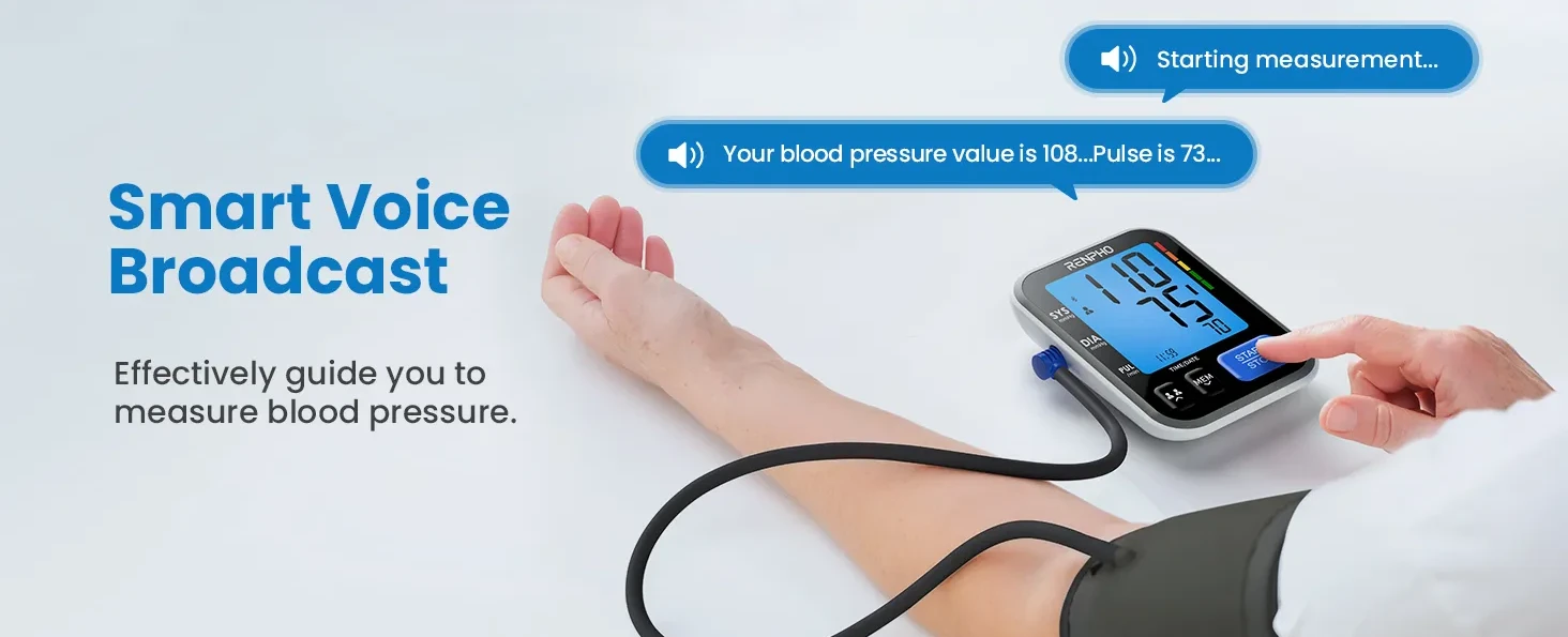 RENPHO Talking Upper Arm Blood Pressure Monitor User Guide