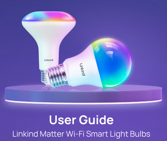 Linkind Smart Light Bulbs, Smart Bulb That Work with Alexa & Google Home,  LED Light Bulbs Color Changing, Dynamic Preset Scenes, A19 E26 2.4Ghz RGBTW