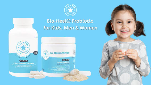 5 In 1 Bio Heal® Probiotic For Kids Men And Women Powder Best