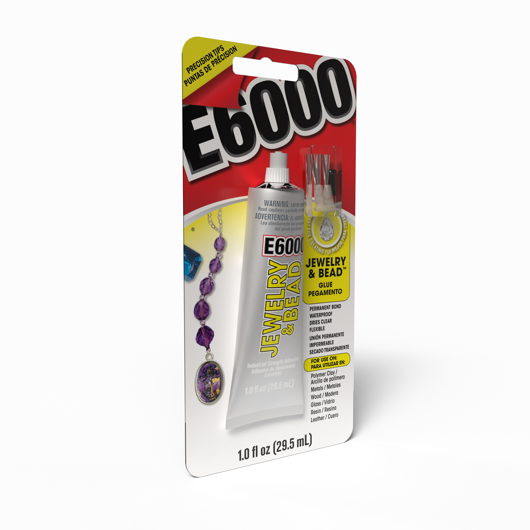 Adhesive, E6000® Jewelry and Craft Adhesive, clear. Sold per 1-fluid ounce  tube. - Fire Mountain Gems and Beads