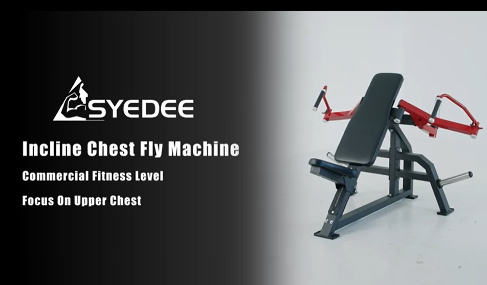 Syedee Incline Chest Fly Machine, 800lb Weight Capacity Home Gym , 11  Adjustment Positions for Chest Training, Chest Exercise Machine with  Additional