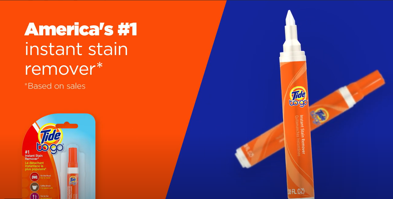 Tide Pens to Go Instant Stain Remover 10ml0.33 fl oz. - Pack of 24
