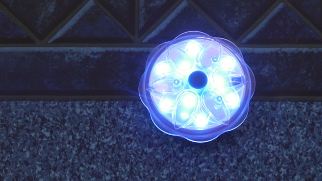 mainstays led magnetic pool light