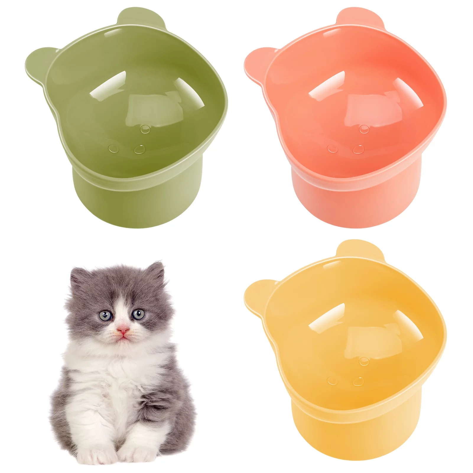 Plastic store cat dishes