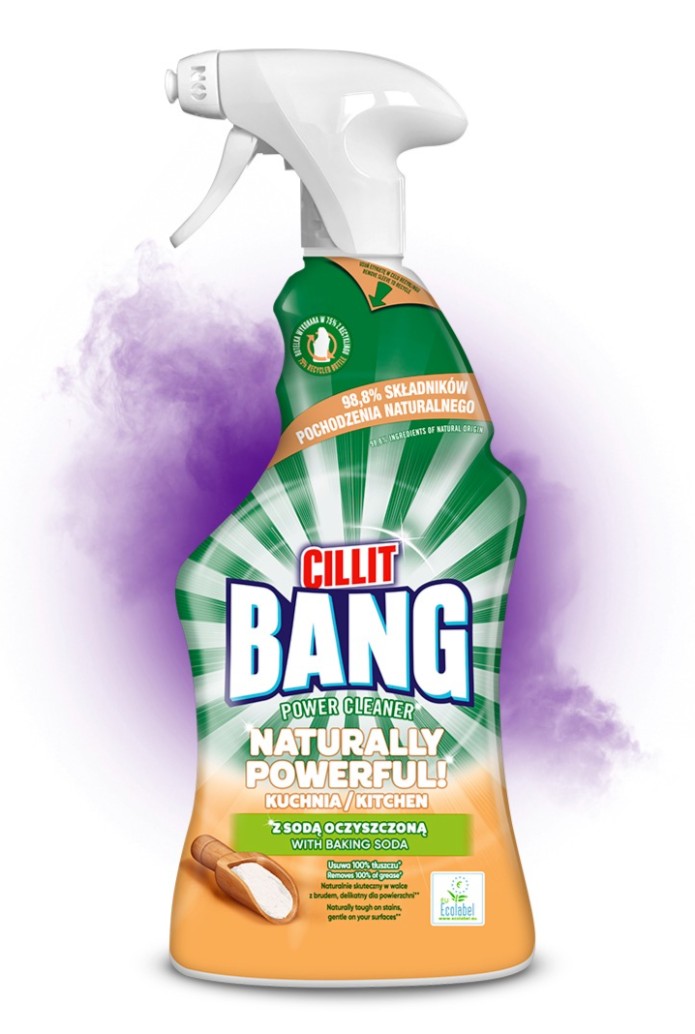 CILLIT BANG NATURALLY bathroom spray, with citric acid, 750 ml - PBS  Connect Polska: artykuły, materiały i akcesoria biurowe