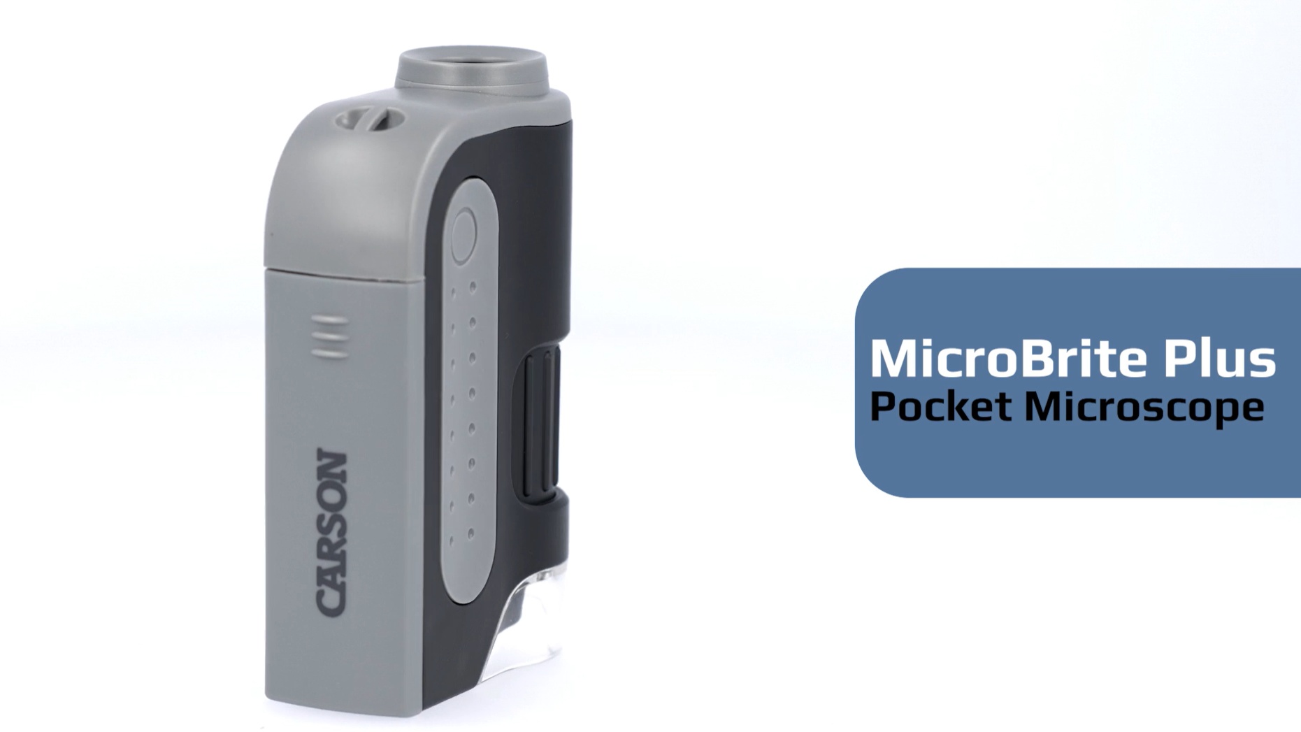 MicroBrite™ Pro LED Lit Zoom Pocket Microscope with Smartphone Adapter Clip  - Carson