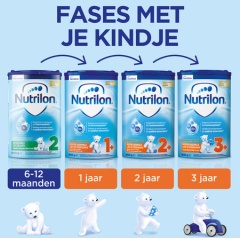 Nutrilon Fases met je kindje van 6 maanden tot 3 jaar. 