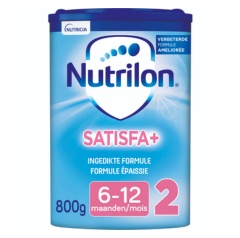 [16:23] ASPINAS Jade Nutrilon Satisfa+ 2 ingedikte Opvolgmelk Baby 6-12 maanden Flesvoeding 800g  B-Corp