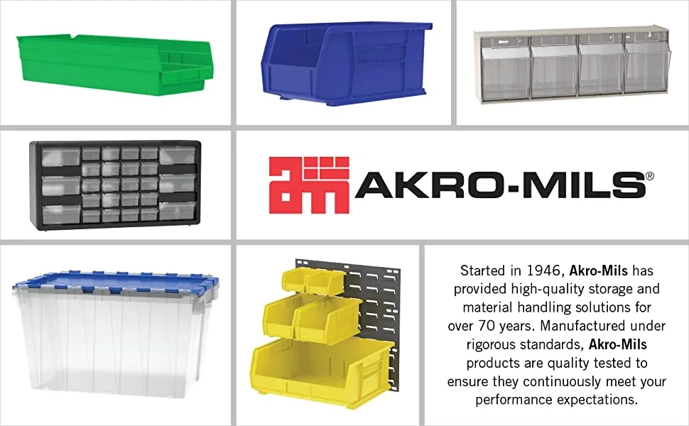Akro-Mills Plastic Storage Cabinet, 64 Drawer (Small) - Mutual