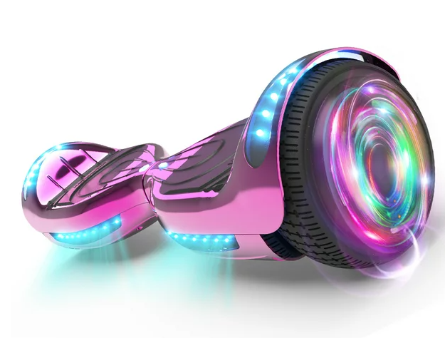 Glarewheel hoverboard with bluetooth speaker and light best sale up wheels