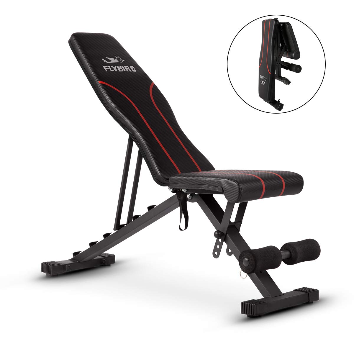 Adjustable Weight Bench Incline Decline Body Workout Folding Training Gym US 