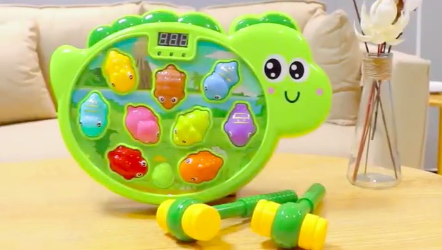 Fun Little Toys Beg1n Whack-a-Dino,Interactive Dinosaur Game