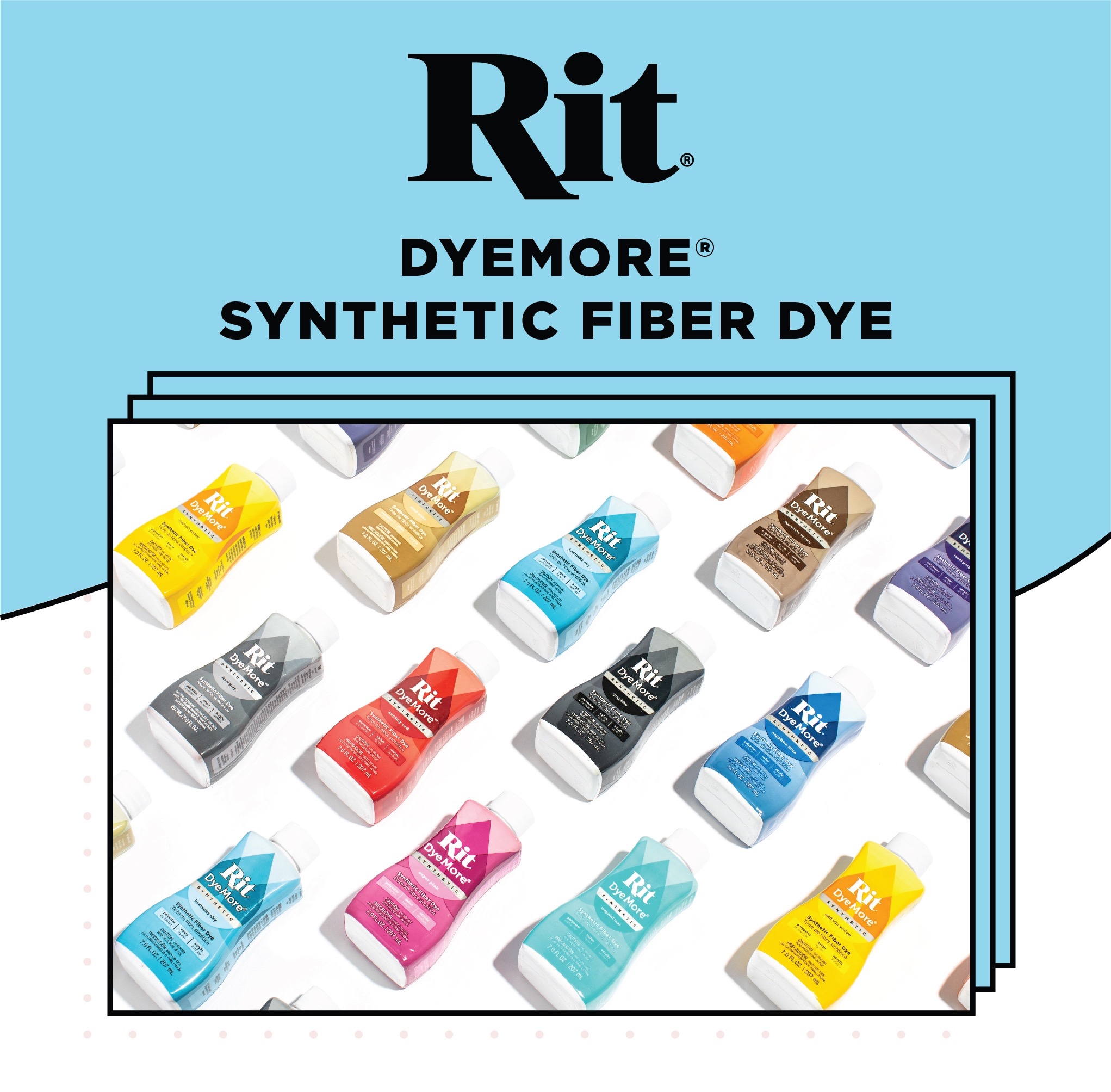 Rit® Dye More™ Synthetic Racing Red Dye 7 Fl. Oz. Plastic Bottle