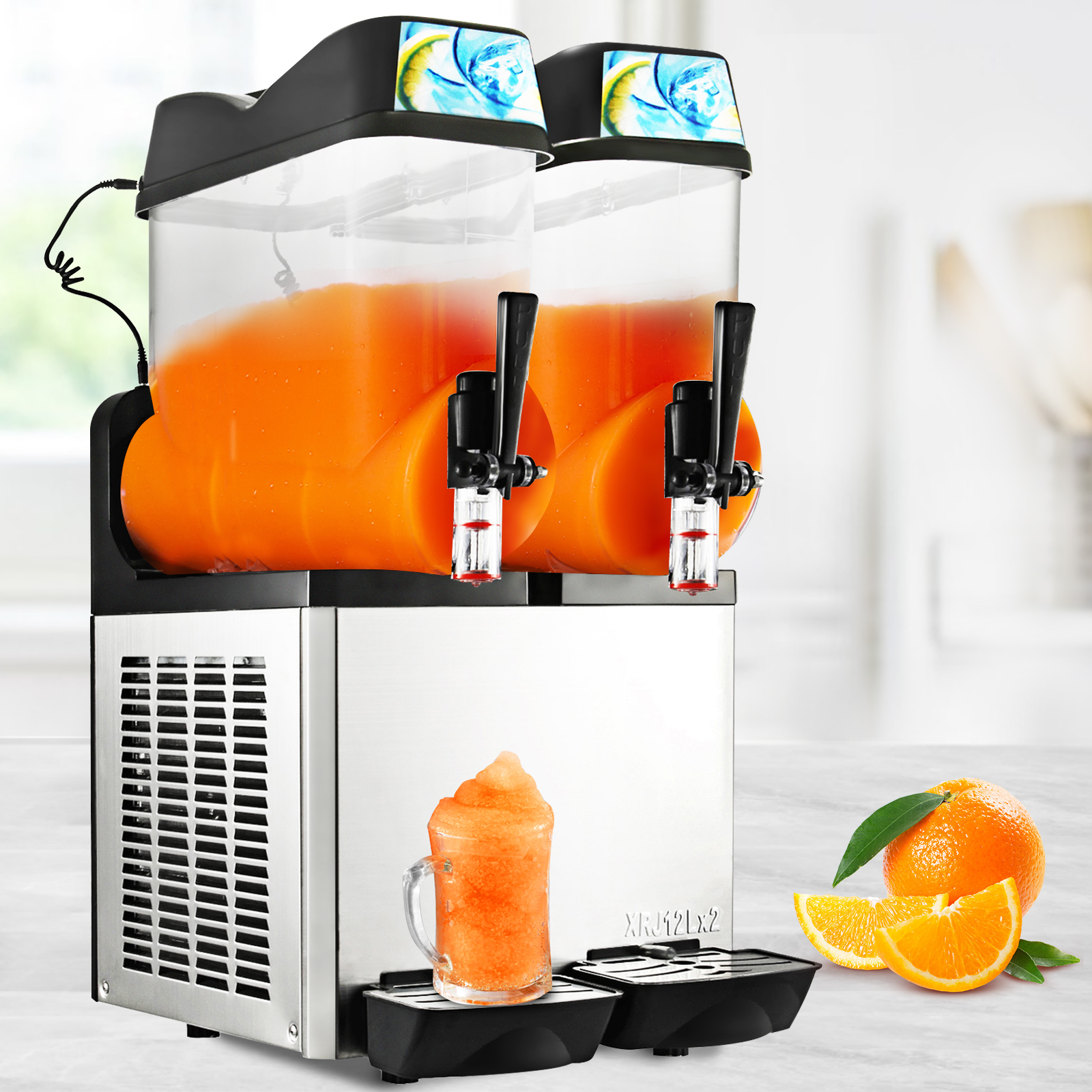 Commercial Beverage Dispenser Tea Water Junction Box 360°Mix Cold Drink Machine 